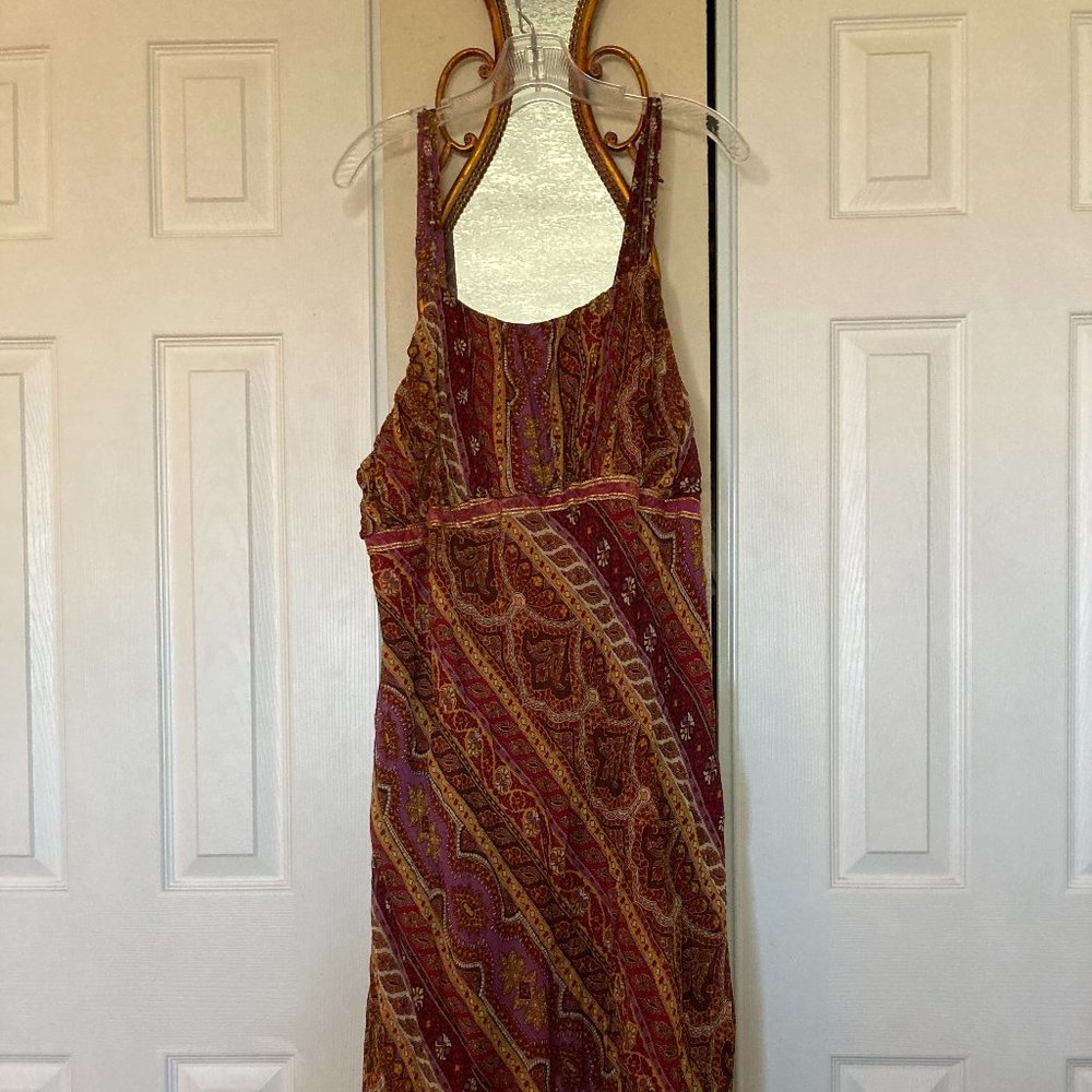 Mlle Gabrielle multi color reds with beaded straps